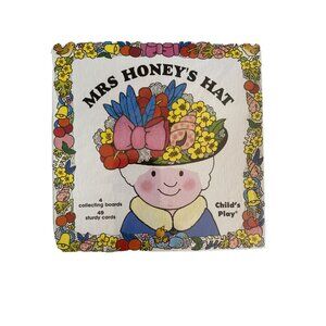 Child's Play Reading Game Multicolor Mrs Honey's Hat Pam Adams Vintage 1998 NEW